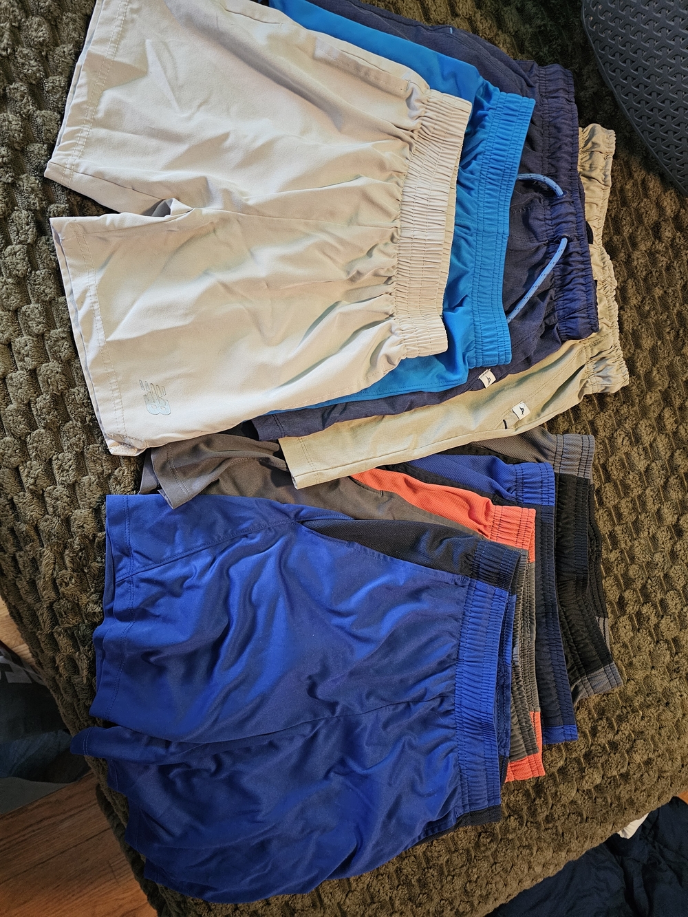Boys Bundle Of Shorts - Blue, Navy, Khaki, Gray, Orange